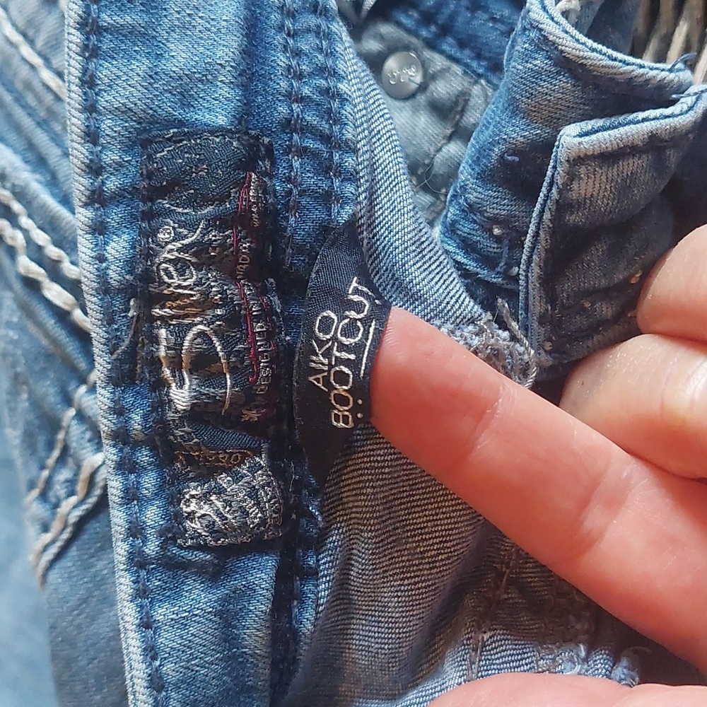 Silver Aiko Bootcut Jeans - Picture 3 of 16